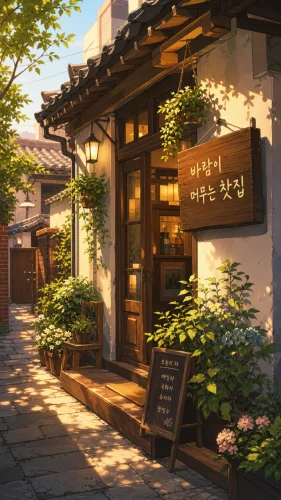 골목 안 찻집